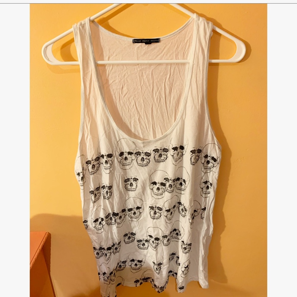 Urban Outfitters Skull Tank